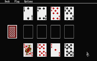 Computer Patience atari screenshot